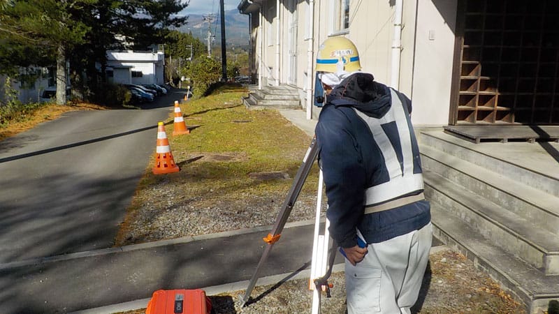 基準点測量の写真1
