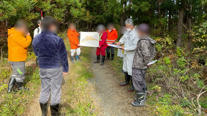 用地測量の写真1